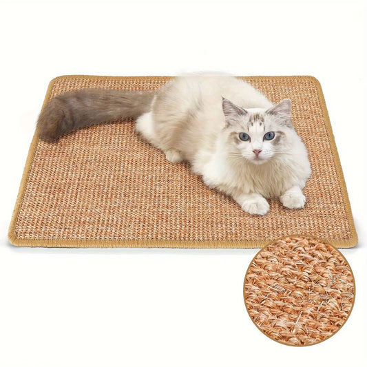 Premium Sisal Cat Scratching Mat - Ideal for Indoor Cats, Promotes Healthy Scratching Habits