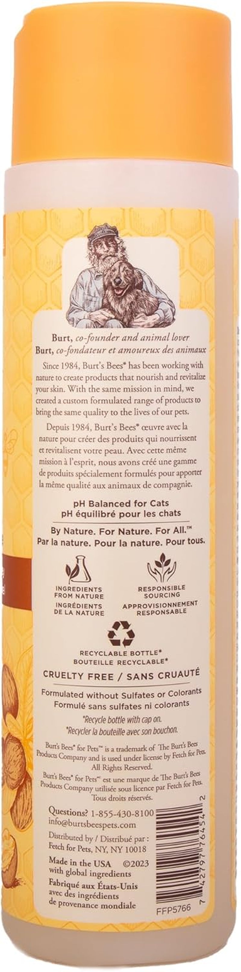 Hypoallergenic Shampoo for Cats with Shea Butter and Honey, 2Pk, 99.7% Natural Origin Formulas, Gentle Cat Shampoo