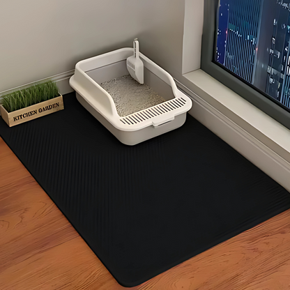 Non-Slip Waterproof Cat Litter Mat - Double Layer Wear-Resistant Filter for Pet Cleanliness