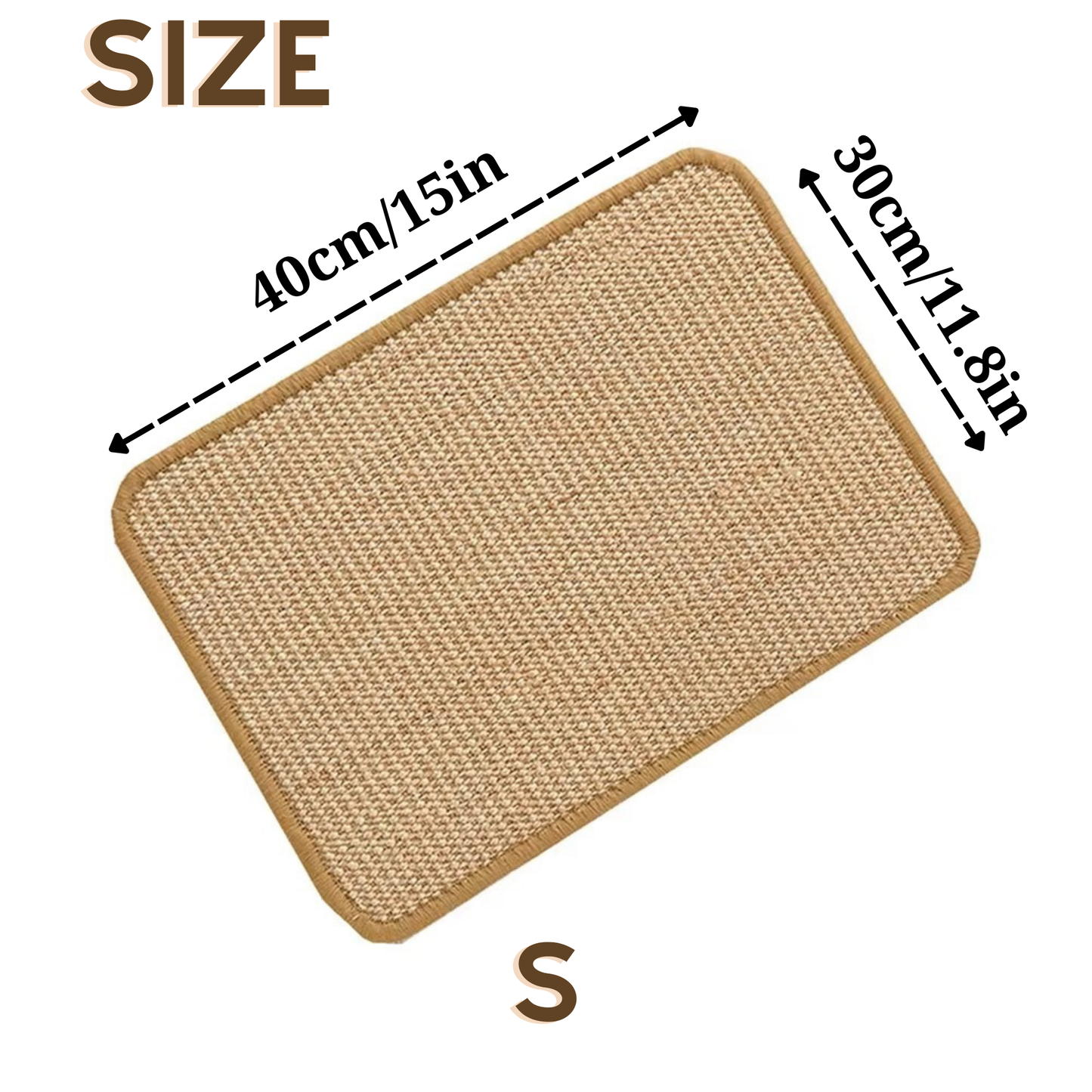 Premium Sisal Cat Scratching Mat - Ideal for Indoor Cats, Promotes Healthy Scratching Habits