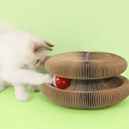 Cat Toys Ball Magic Organ Transformation, Corrugated Paper, Cat Scratching Board, High Density Paper