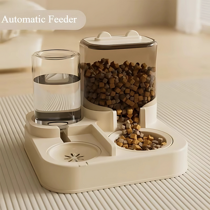 Cat Automatic Feeder Cat Feeding and Water Fountain Drinker Cats